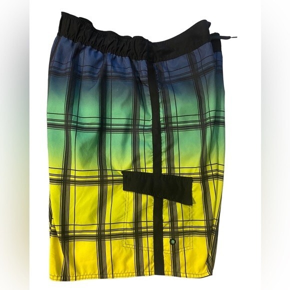Joe Boxer Other - Mens Joe boxer plaid swim trunks,  board shorts XL pool party, beach swimwear